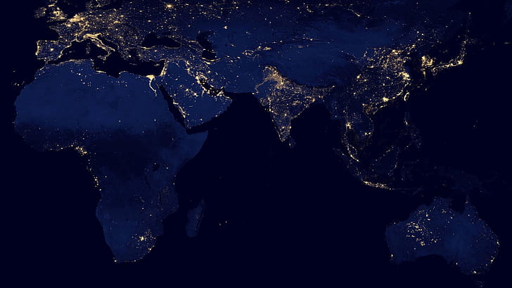 Space, Global Map wallpaper