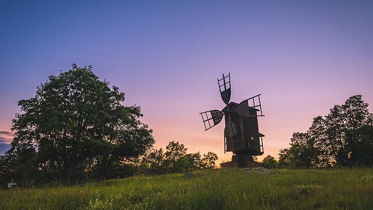 Windmill    background wallpaper