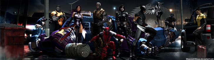 Deadpool X Force, deadpool, superheroes, artwork, deviantart wallpaper