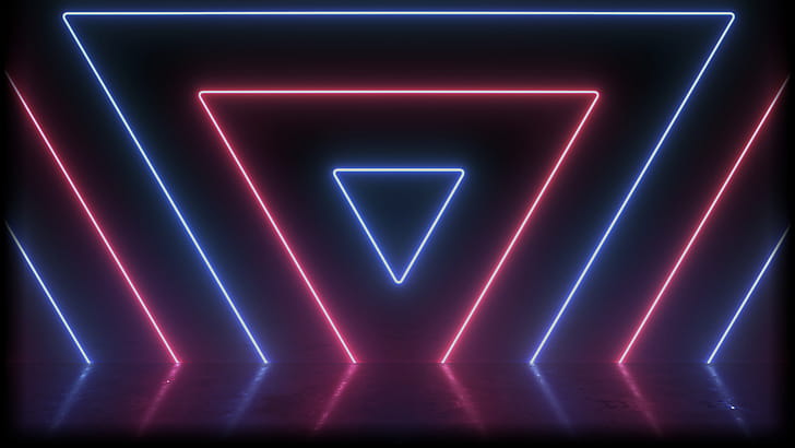 artistic, triangle wallpaper