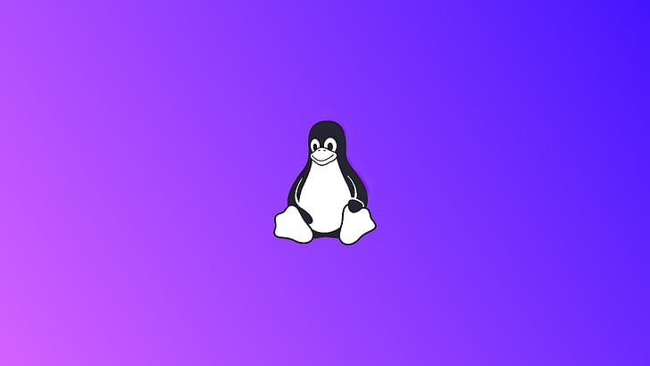 Linux Tux Minimal , linux, computer, minimalism, minimalist wallpaper