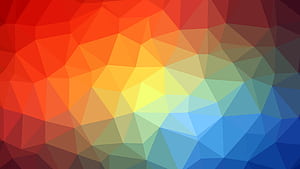 Rainbow, Geometry wallpaper