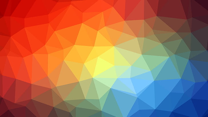 Rainbow, Geometry wallpaper