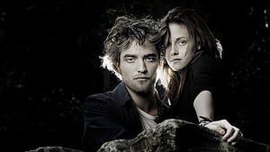 Kristen Stewart And Robert Pattinson In Twilight, kristen-stewart, celebrities, girls wallpaper