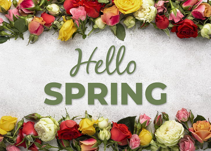 artistic, spring wallpaper