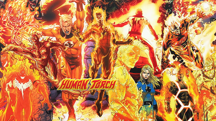 Human Torch (Marvel Comics) wallpaper