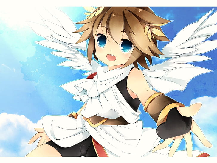 Kid Icarus , Widescreen format, High-definition , Captivating artwork wallpaper