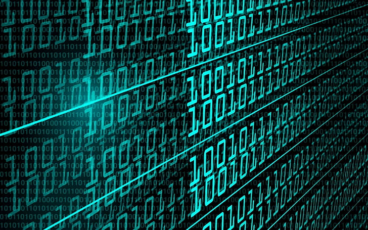 Binary code, Science wallpaper