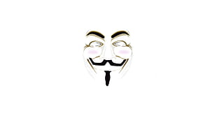 Anonymus Mask 3, anonymus, hacker, computer, mask wallpaper
