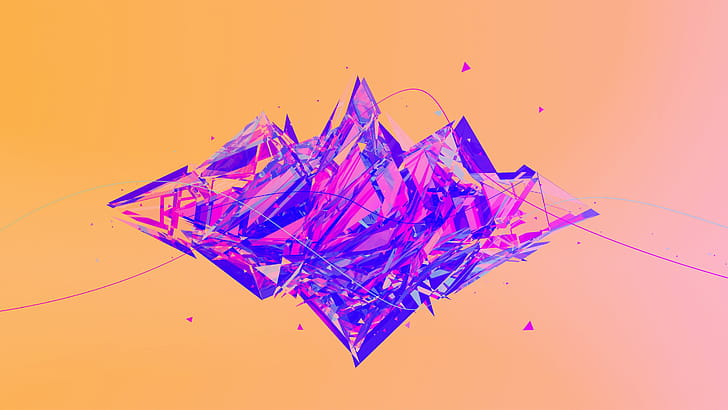 Obtuse angles, Graphic wallpaper