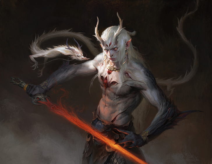 dark, demon wallpaper