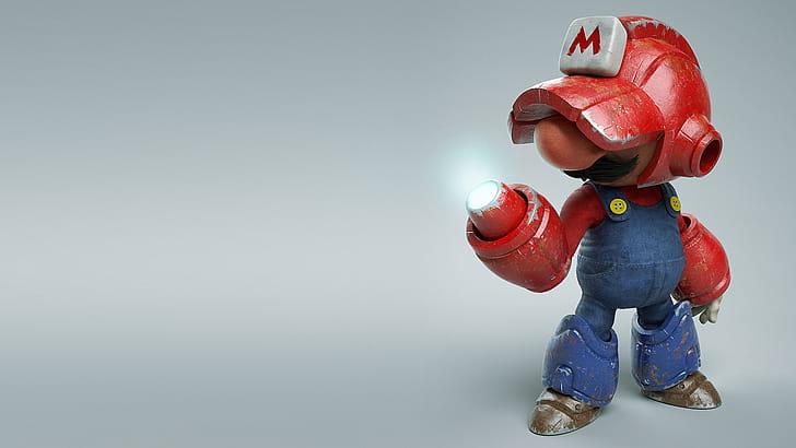 Mega Mario, mario, games, cartoons wallpaper