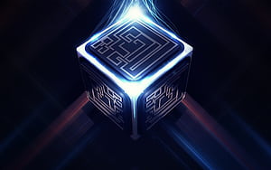 Light Source, creative, light, graphics wallpaper