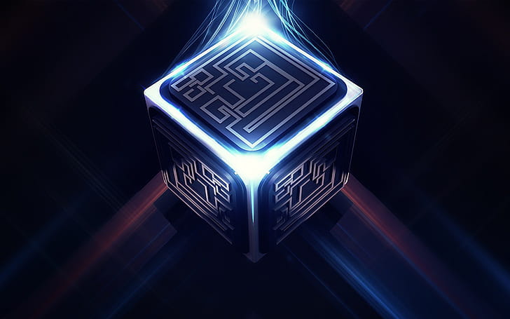 Light Source, creative, light, graphics wallpaper