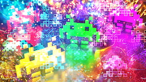 Space Invaders , space-invaders, games, deviantart wallpaper