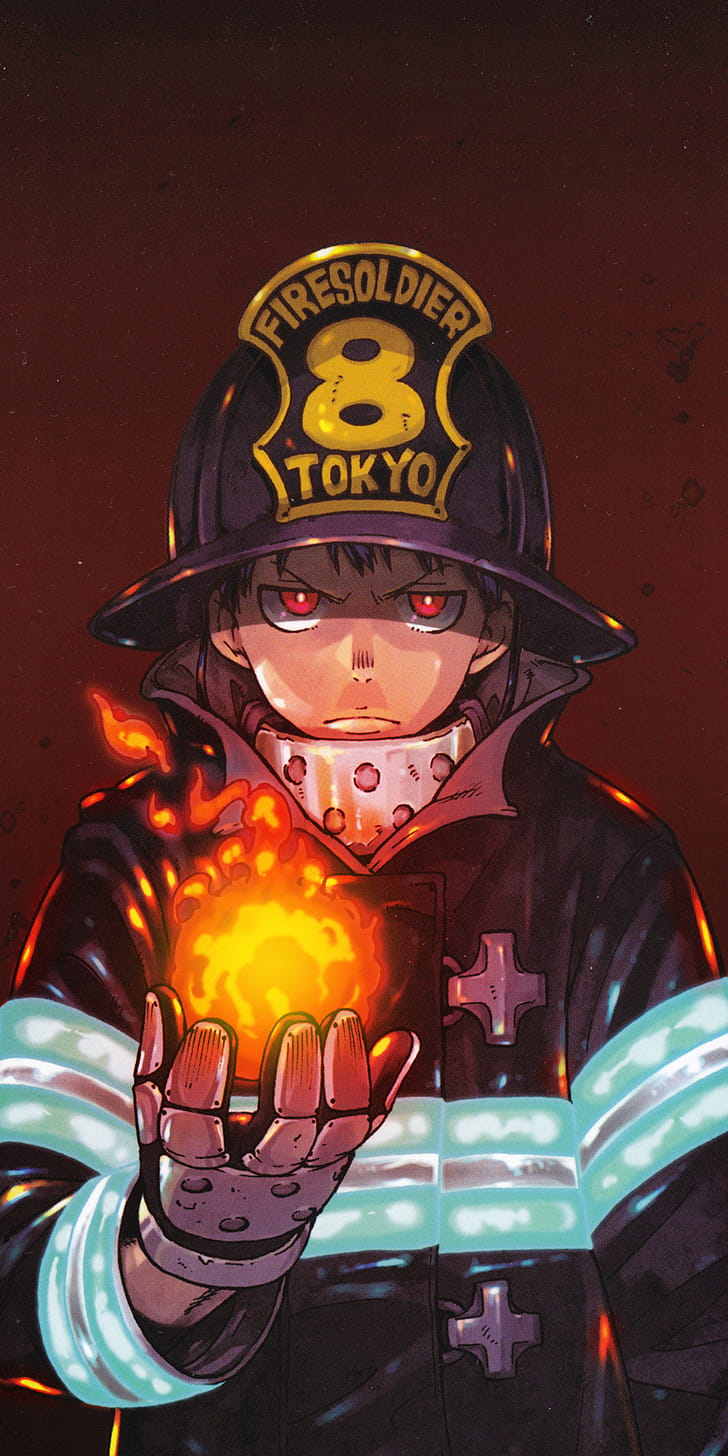 Anime, Fire Force phone wallpaper
