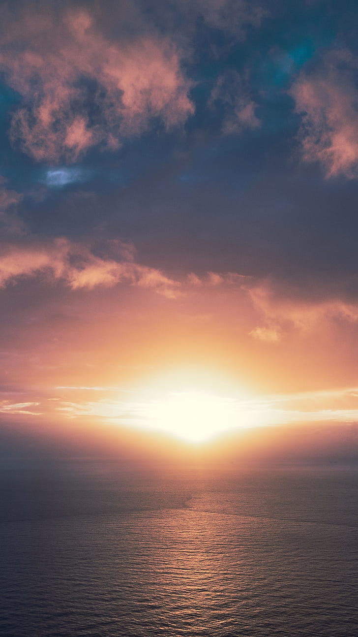 nature, sunset phone wallpaper