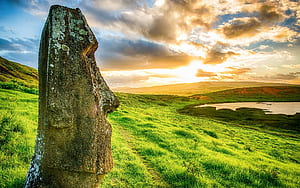 Easter Island, Moai wallpaper