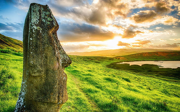 Easter Island, Moai wallpaper