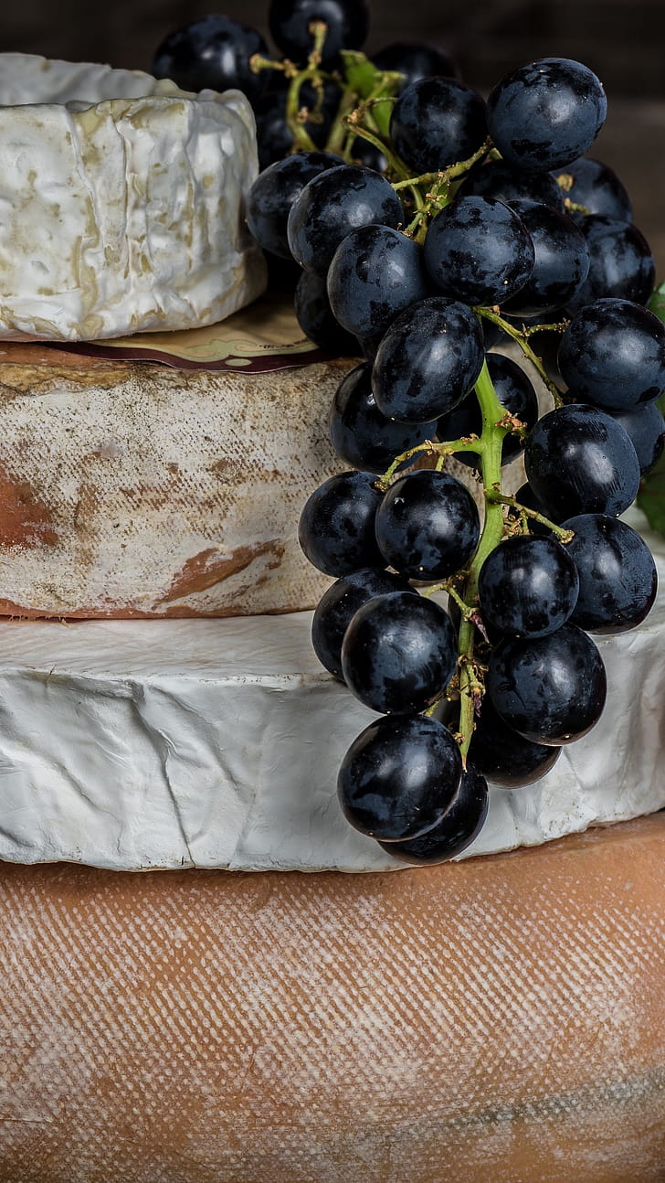 Grape, Cheese phone wallpaper