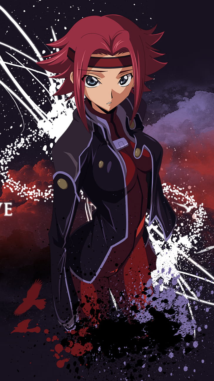 Kallen Kōzuki — Code Geass iPhone, Anime, Code Geass phone wallpaper