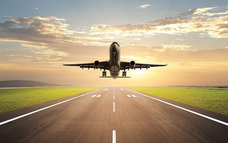 Plane Taking Off, planes wallpaper