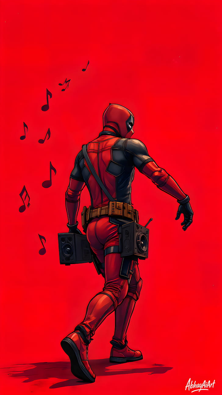 Deadpool, Anime, Deadpool, Deadpool 2 phone wallpaper