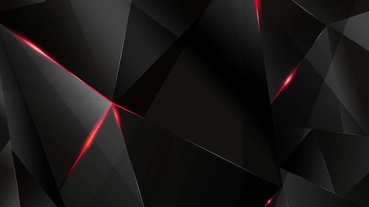 Triangles, Matte Black wallpaper