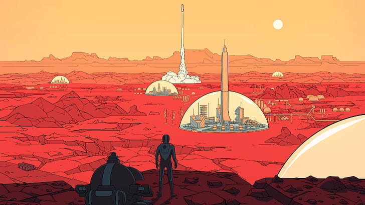 Colonization, Mars wallpaper