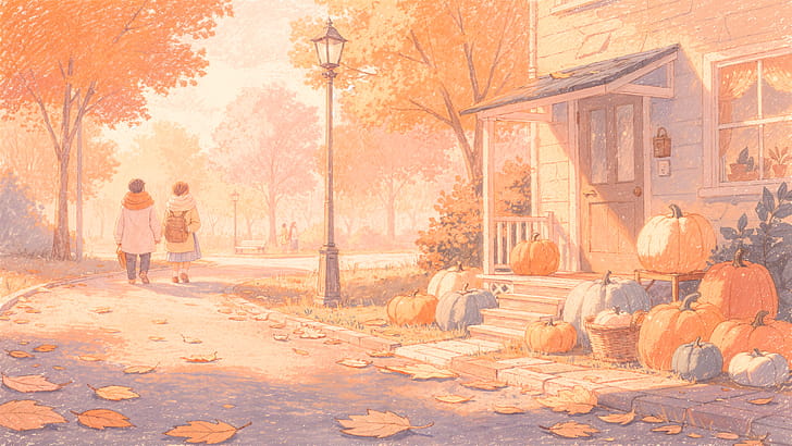 October Glow —   Autumn Aesthetic wallpaper