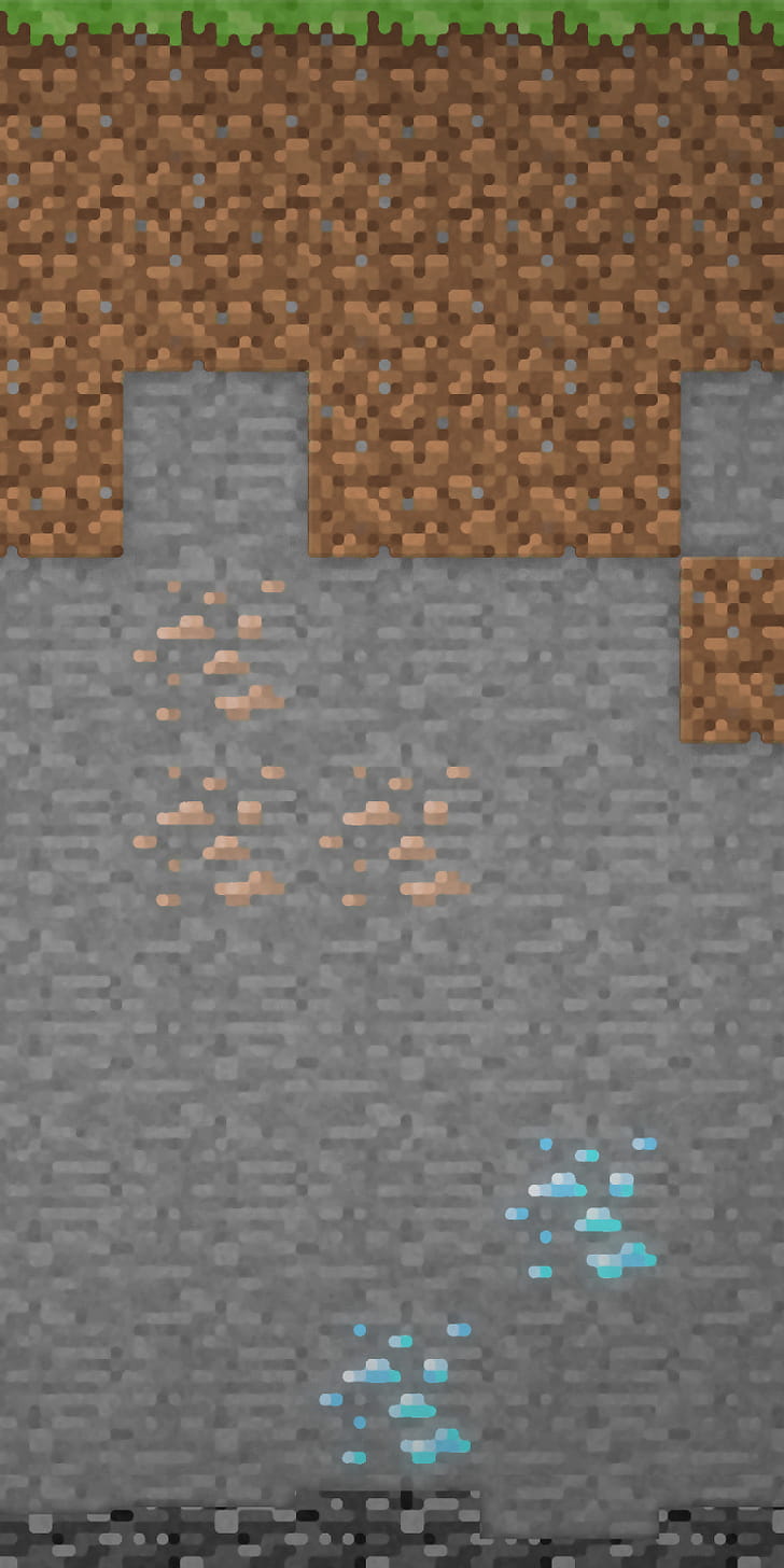 Minecraft Background, pixel art, video game, Minecraft phone wallpaper