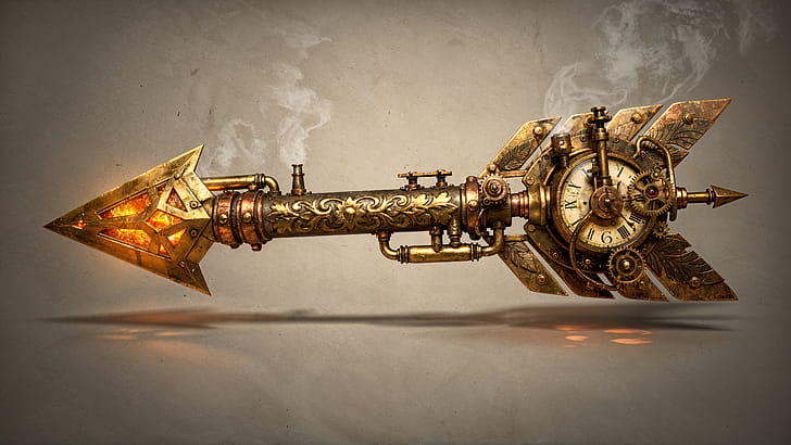 Clockwork Arrow — wallpaper