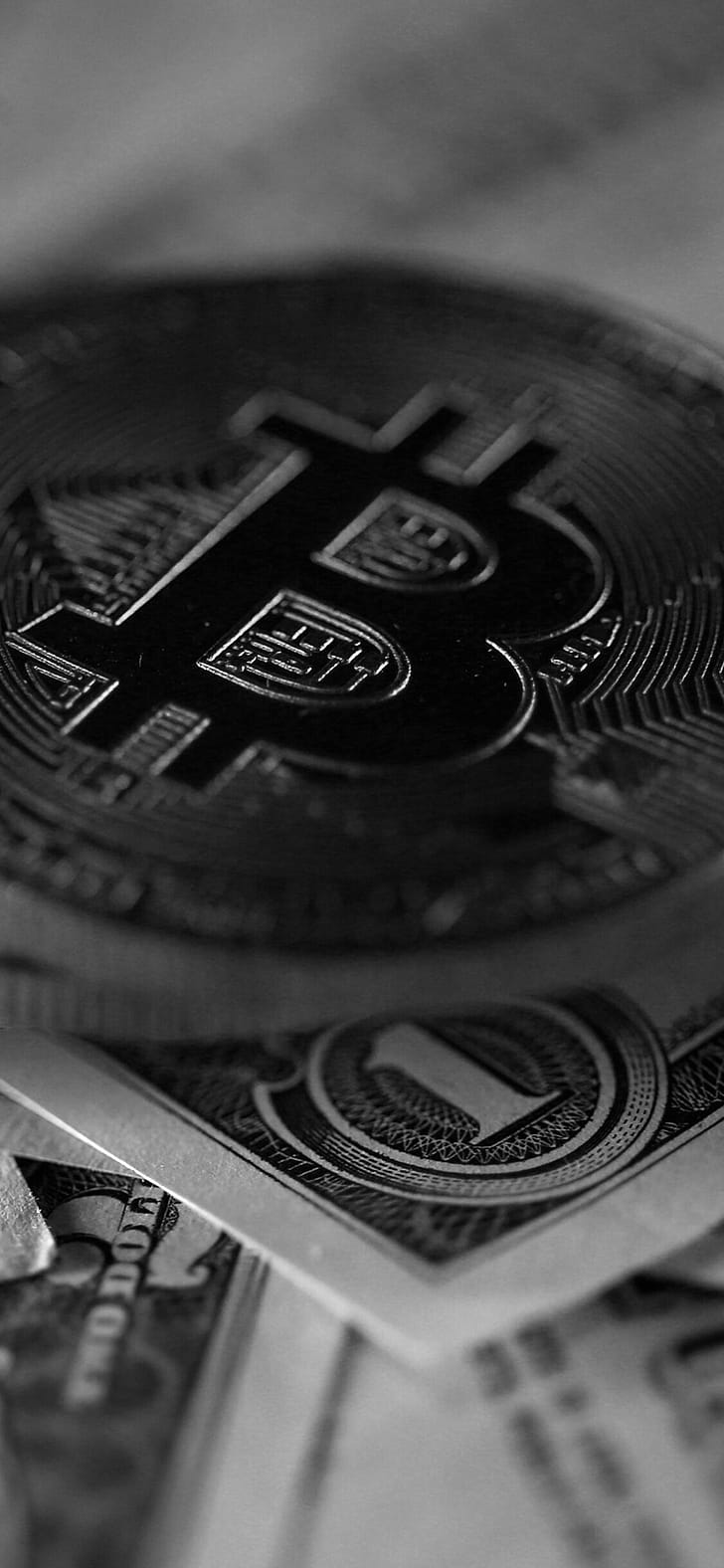 Bitcoin, Technology phone wallpaper