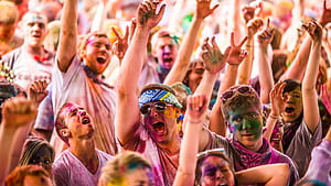 The Color Run, Party wallpaper