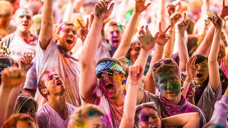 The Color Run, Party wallpaper