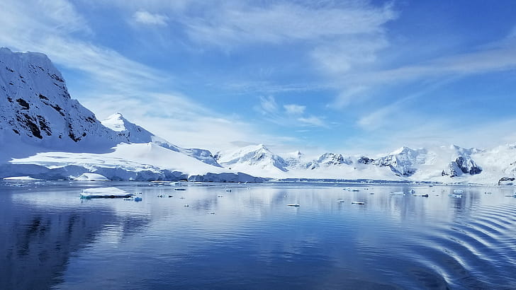 Antarctica sustainability, One planet network wallpaper