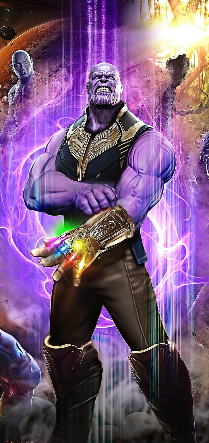 Artwork, Thanos phone wallpaper
