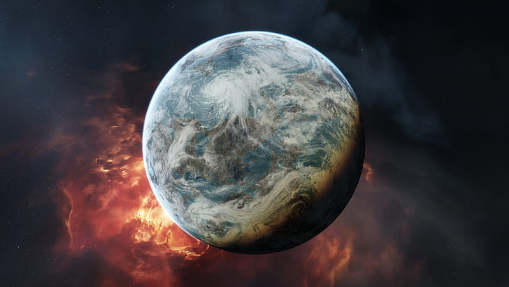 Sci-Fi Planet: Celestial Frontier, Sci Fi, planet wallpaper