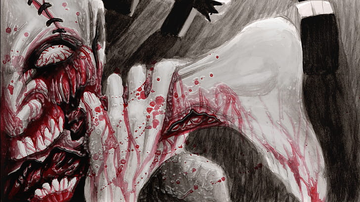Zombie, Dark wallpaper
