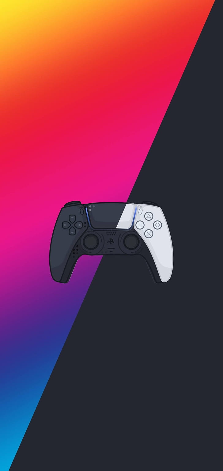 PS5 controller, Geek phone wallpaper