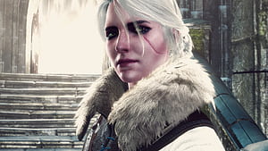 Ciri , Witcher background , Stunning visuals wallpaper