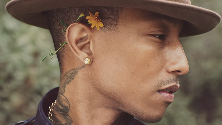 Pharrell Williams, , Close-up face wallpaper