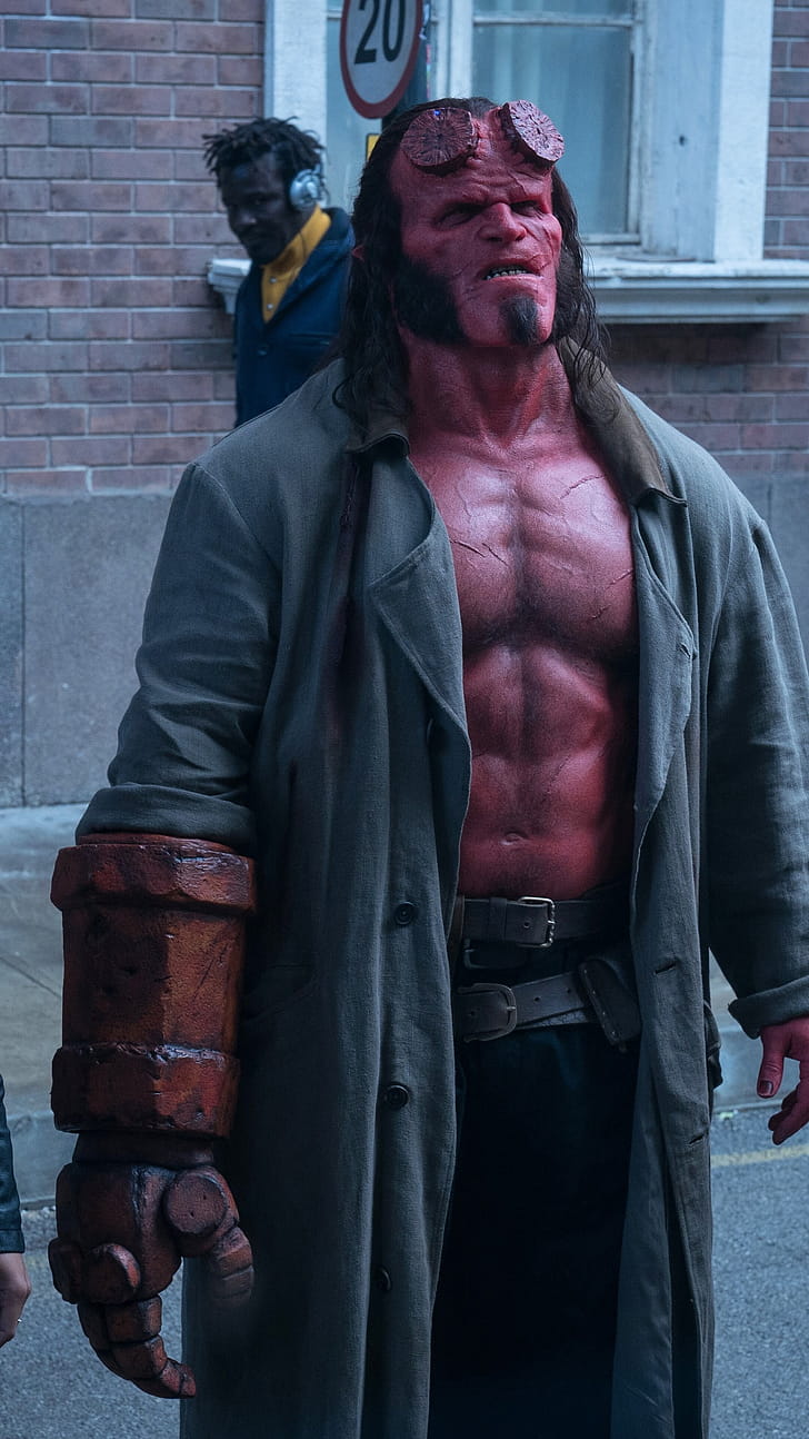 David Harbour, Hellboy phone wallpaper