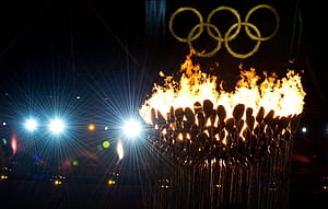 Olympic Cauldron, Olympic Flame wallpaper