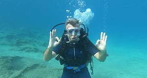Mediterranean Sea, Diving wallpaper