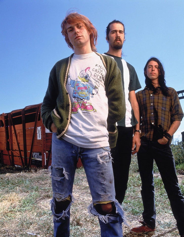 Nirvana, Kurt Cobain phone wallpaper