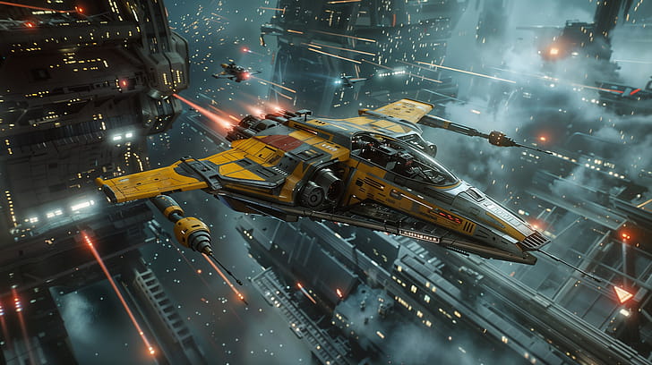 starfighter, Sci Fi wallpaper