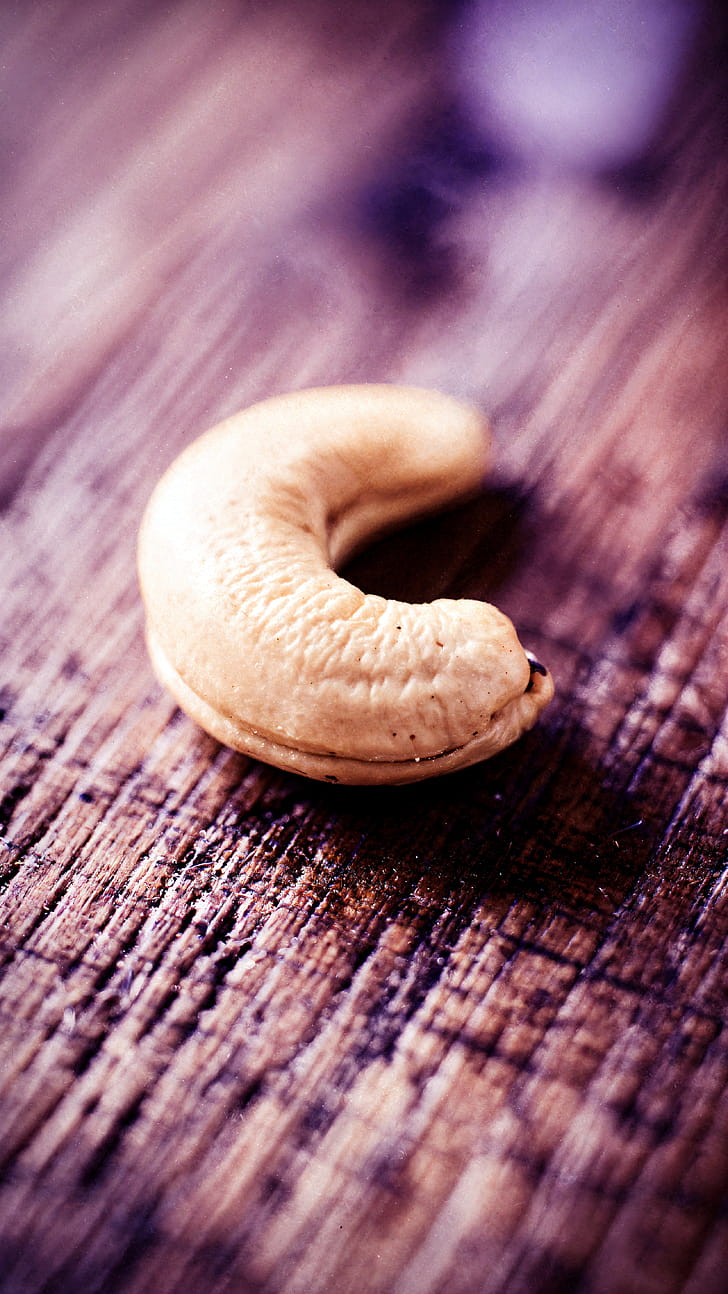Cashew Close-Up — Rustic iPhone, Nut phone wallpaper