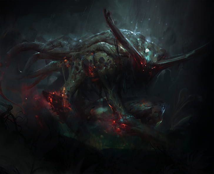 dark, creature wallpaper