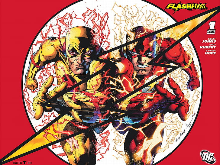Flash, Comics, Flashpoint, Barry Allen, Flashpoint (Comics), Reverse Flash wallpaper